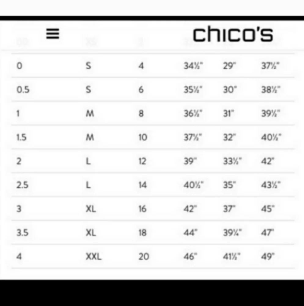 Chico's Monochrome Geometric Tank Top L - Picture 6 of 6